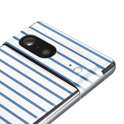 Blue and White Stripes Pixel Skins